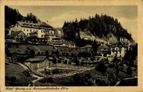 Ak Gösing an der Mariazellbahn Puchenstuben Niederösterreich, Hotel Gösting