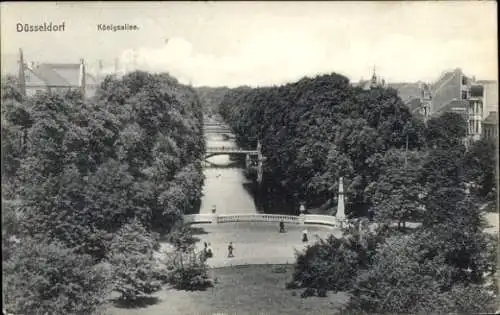 Ak Düsseldorf am Rhein, Königsallee