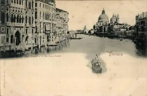 Ak Venezia Venedig Veneto, Canal Grande della Salute