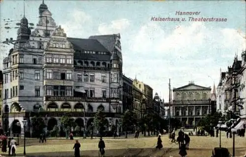 Ak Hannover in Niedersachsen, Kaiserhaus, Theaterstraße