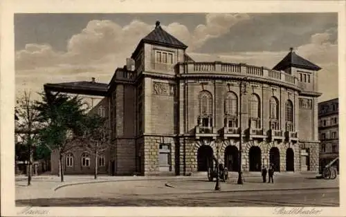 Ak Mainz am Rhein, Stadttheater