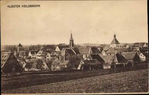 Ak Heilsbronn in Mittelfranken, Teilansicht, Kloster Heilsbronn