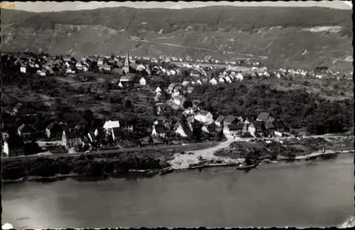 Ak Niederemmel Piesport an der Mosel, Totalansicht