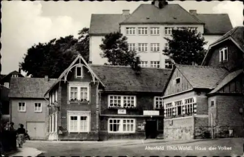 Ak Altenfeld Großbreitenbach in Thüringen, Haus des Volkes, Außenansicht