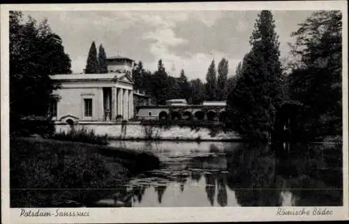 Ak Potsdam Sanssouci, Römische Bäder