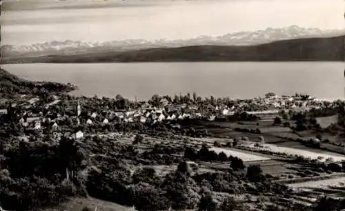 Ak Ludwigshafen am Bodensee, Österreicher und Schweizer Alpen