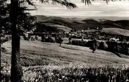 Ak Sankt Andreasberg Braunlage im Oberharz, Bergstadt, Blick von der Jordanshöhe