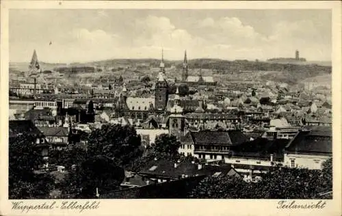 Ak Elberfeld Wuppertal, Teilansicht