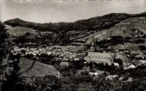 Ak Kappelrodeck im Schwarzwald, Gesamtansicht, Kirche, Gasthof zur Linde