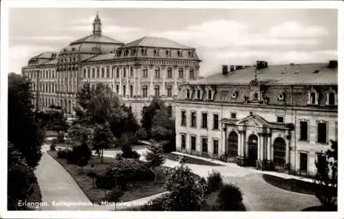 Ak Erlangen in Mittelfranken Bayern, Kollegienhaus, Mineralog. Institut