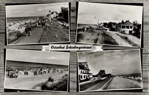 Ak Schönbergerstrand Schönberg in Holstein, Ostseebad, Teilansichten, Strand