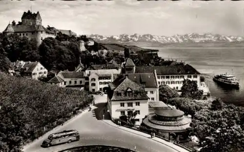 Ak Meersburg am Bodensee, Teilansicht, Meersburg, Säntisgruppe