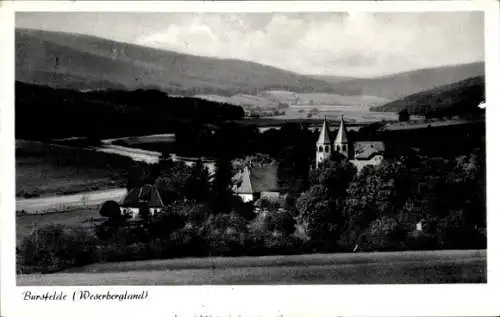 Ak Bursfelde Hann. Münden in Niedersachsen, Panorama vom Ort