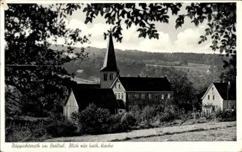 Ak Ruppichteroth Rhein Sieg Kreis, Bröltal, katholische Kirche