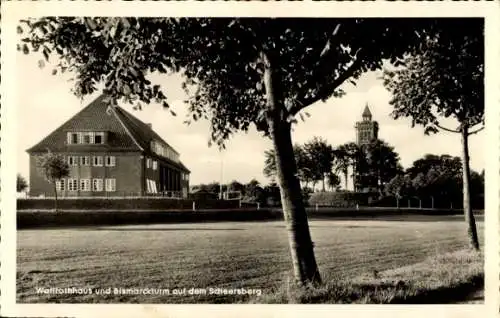 Ak Steinbergkirche in Holstein, Wallrothhaus, Bismarckturm, Scheersberg