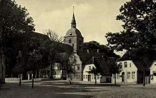 Ak Burg auf der Insel Fehmarn, Breite Straße, Museum, Kirche