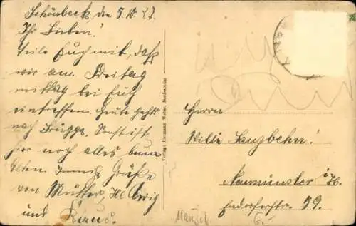 Ak Bordesholm in Holstein, 600-jährige Linde, Kirche