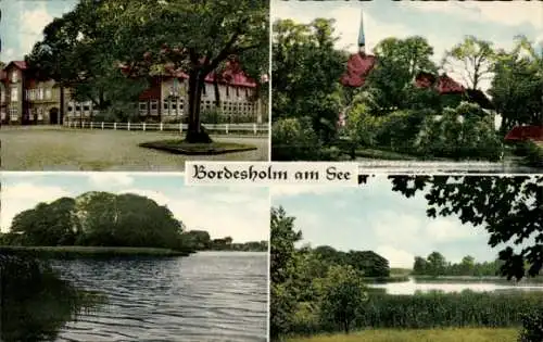 Ak Bordesholm in Holstein, Teilansichten, Kirchturm