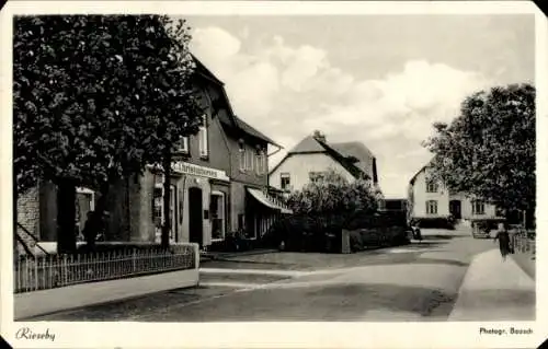 Ak Kieseby Boren in Schleswig Holstein, Geschäft F. C. Christophersen