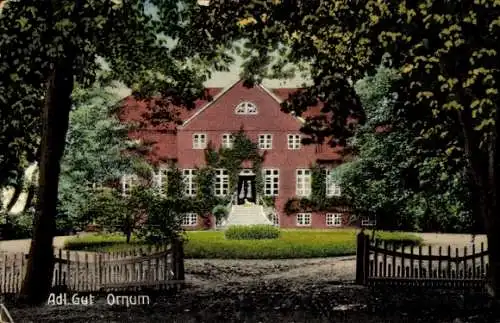 Ak Ornum Kosel in Schleswig Holstein, Adliges Gut