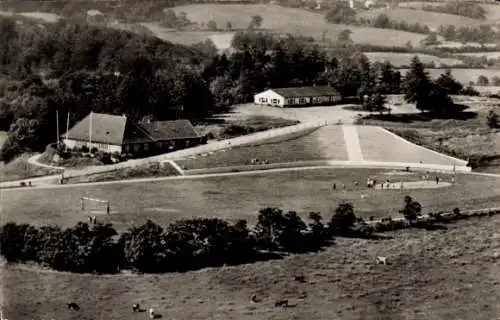 Ak Ascheffel im Kreis Eckernförde, Aschberg-Gaststätte, Panorama