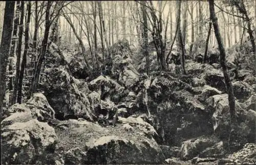 Ak Felsberg Lautertal im Odenwald, Felsenmeer