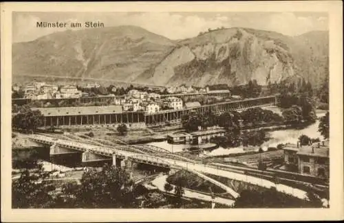 Ak Bad Münster am Stein Bad Kreuznach an der Nahe, Teilansicht