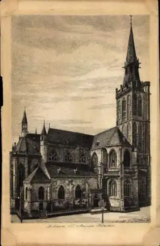 Ak Düren im Rheinland, St. Anna Kirche