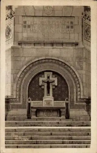 Ak Lourdes Hautes Pyrénées, Monument Interallie, Altar