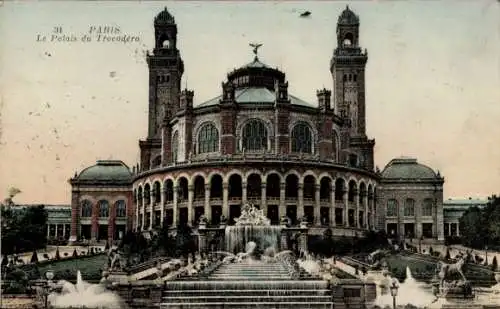 Ak Paris XVI Trocadéro, Palais