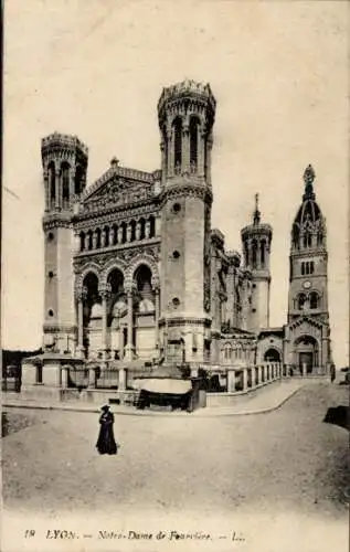 Ak Lyon Rhône, Kirche Notre Dame de Fourviere