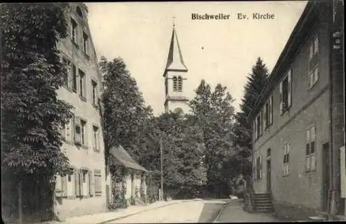 Ak Bischwiller Bischweiler Elsass Bas Rhin, Evangelische Kirche