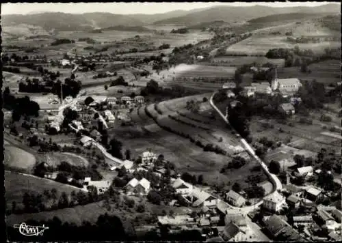 Ak La Croix aux Mines Vosges, Luftbild