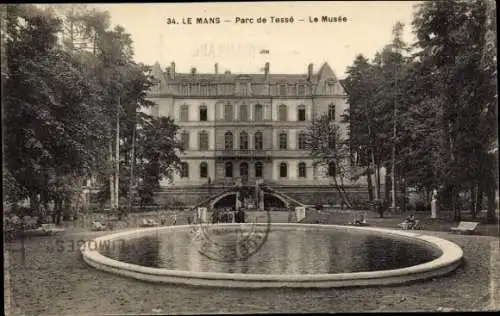 Ak Le Mans Sarthe, Parc de Tesse, Le Musee