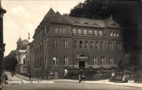 Ak Flensburg in Schleswig Holstein, Spar- und Leihkasse