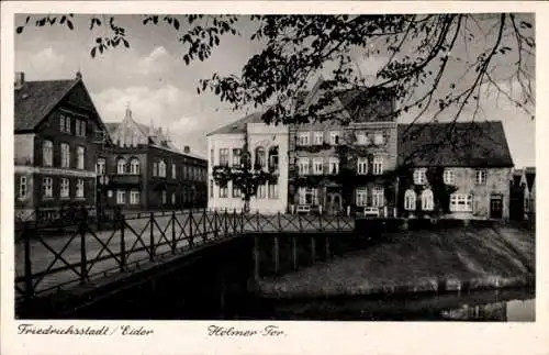 Ak Friedrichstadt an der Eider Nordfriesland, Holmer Tor