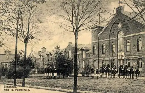 Ak Elmshorn in Holstein, Reit- und Fahrschule
