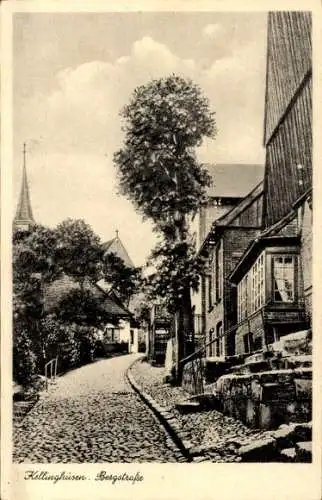 Ak Kellinghusen in Schleswig Holstein, Blick in die Bergstraße