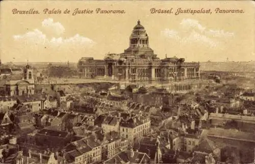 Ak Brüssel, Panorama, Justizpalast