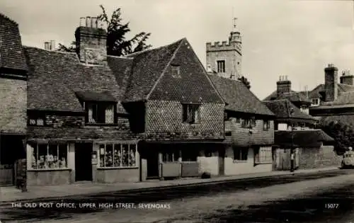 Ak Sevenoaks Kent England, Altes Postamt, Upper High Street