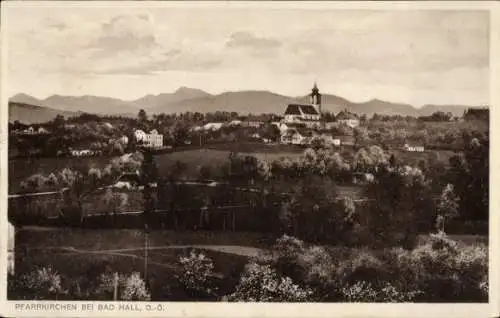Ak Pfarrkirchen im Mühlkreis Oberösterreich, Teilansicht, Kirche