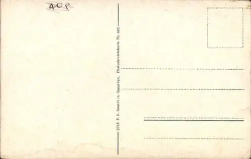 Ak Bad Ischl in Oberösterreich, Totalansicht, Winteransicht