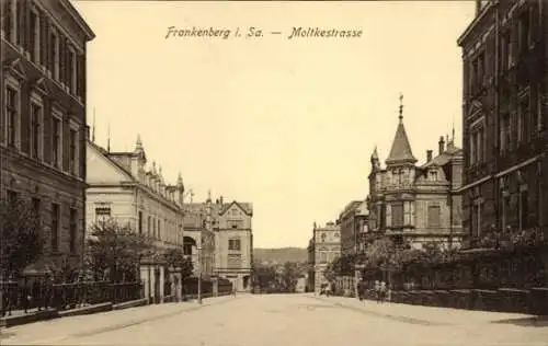 Ak Frankenberg in Sachsen, Moltkestraße