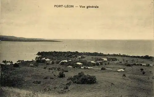 Ak Port Leon Papua-Neuguinea, Gesamtansicht