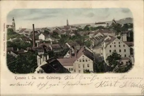 Ak Kamenz in Sachsen, Stadt vom Eulenberg aus gesehen