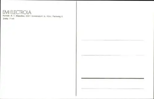 Ak Schauspieler und Sänger Chris Howland, Autogramm