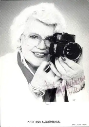 Ak Schauspielerin Kirstina Söderbaum, Portrait, Autogramm