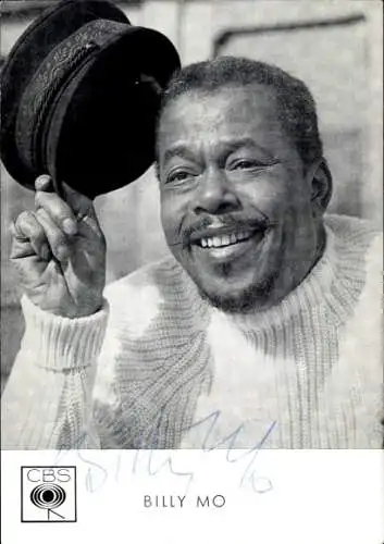 Ak Jazz-Trompeter und Schlagersänger Billy Mo, Portrait, Autogramm