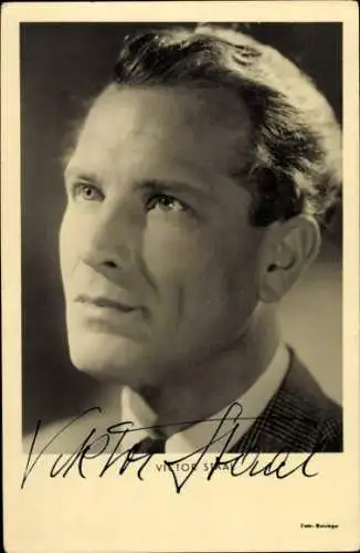 Ak Schauspieler Viktor Staal, Portrait, Autogramm