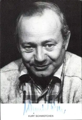 Ak Schauspieler Kurt Schmidtchen, Portrait, Autogramm